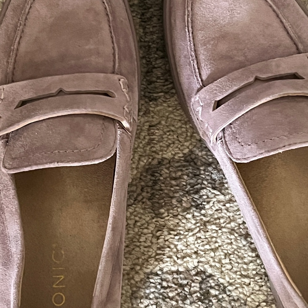 Vionic Uptown Loafer Women's Suede Penny Loafers in Dusk size 7 - Picture 9 of 15